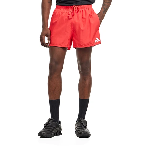 adidas Stripes Inch Swim Shorts (Semi Lucid Red White) HHV