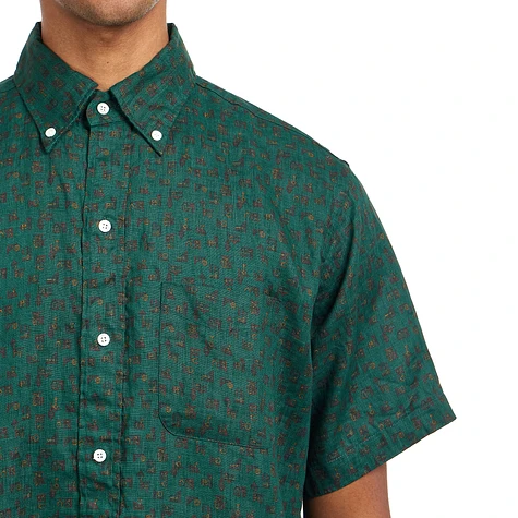 Beams Plus - B.D. Classic-Fit Linen Print