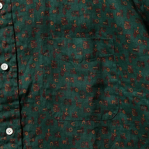 Beams Plus - B.D. Classic-Fit Linen Print