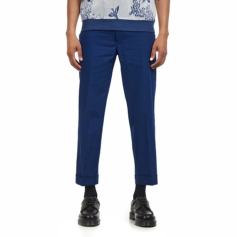 Beams Plus - Ivy Trousers Ankle-Cut Seersucker