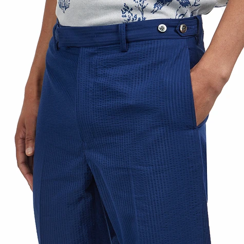 Beams Plus - Ivy Trousers Ankle-Cut Seersucker