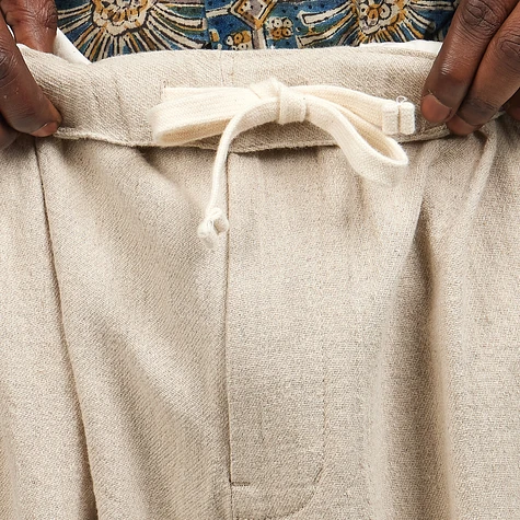 Beams Plus - 2 Pleats Relax Trousers Linen Cotton