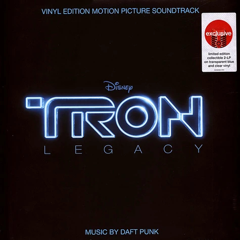 Daft Punk - OST Tron: Legacy Glow In The Dark Cover Transparent & Blue Vinyl Edition