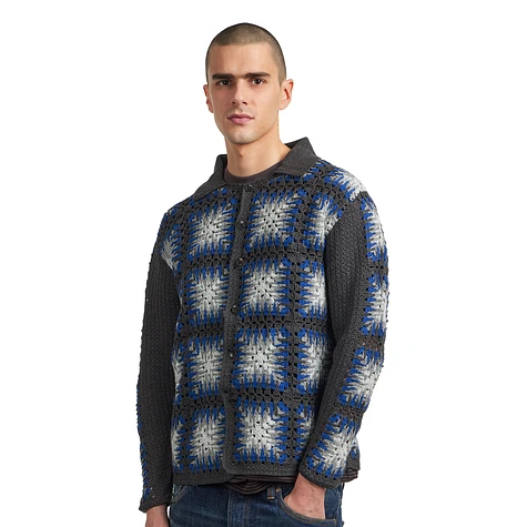 Pendleton - Crochet Polo Cardigan