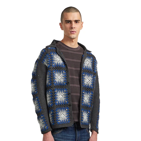 Pendleton - Crochet Polo Cardigan