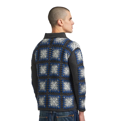 Pendleton - Crochet Polo Cardigan