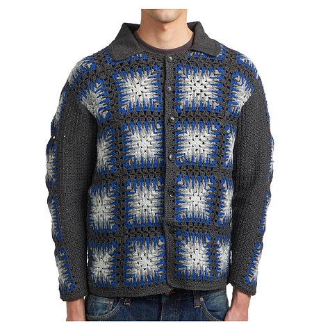 Pendleton - Crochet Polo Cardigan