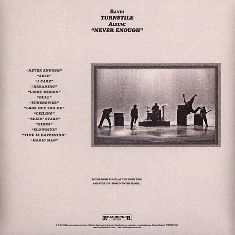 Turnstile - Never Enough Black Vinyl Edition - Vinyl LP - 2025