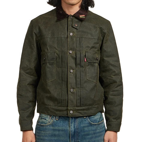 Barbour x Levi's® - Wachsjacke Type II (Archive Olive) | HHV