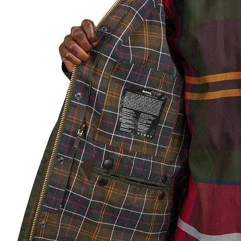 Barbour - Border Wax Jacket (Archive Olive) | HHV