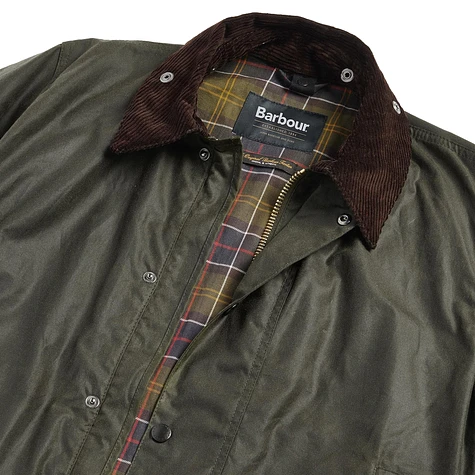 Barbour - Border Wax Jacket (Archive Olive) | HHV