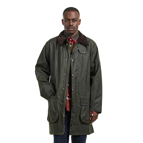 Barbour - Border Wax Jacket (Archive Olive) | HHV
