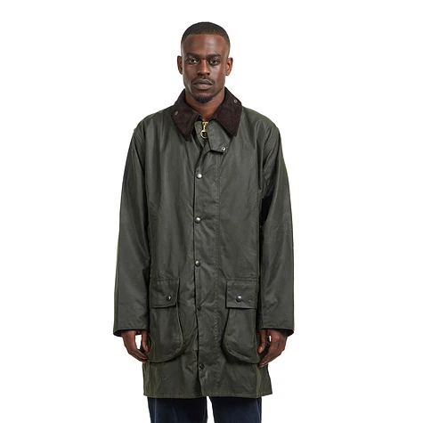 Barbour - Border Wax Jacket (Archive Olive) | HHV
