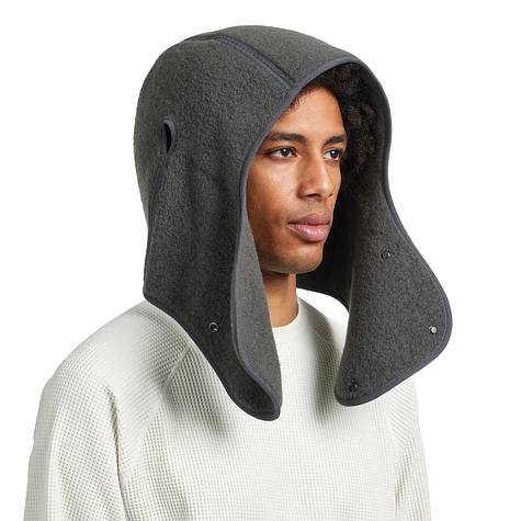 Goldwin 0 - Wool Fleece Hood (Dark Lava) | HHV
