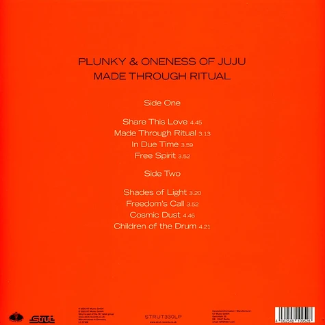 Plunky/Oneness Of Juju - Made Through Ritual Remastered
