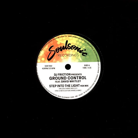 DJ Friction Presents Ground Control - Step Into The Light