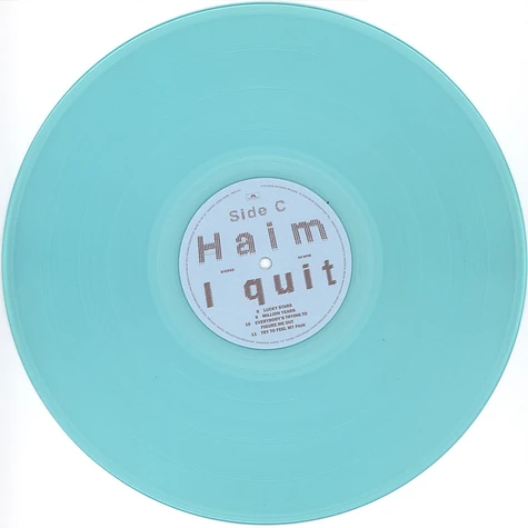 Haim - I Quit Light Blue Vinyl Edition