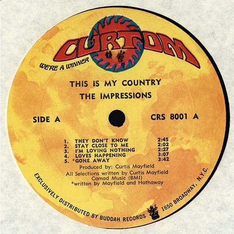 The Impressions - This Is My Country