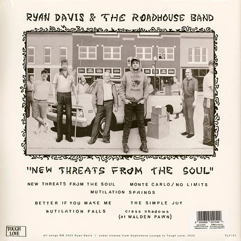 Ryan Davis & The Roadhouse Band - New Threats From The Soul Black Vinyl Edition