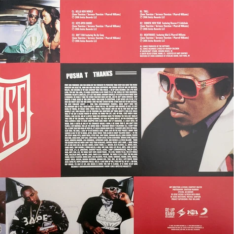 Clipse - Hell Hath No Fury レコード Clipse - Hell Hath No Fury - Vinyl 2LP - 2021 - US - Reissue | HHV