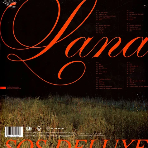 新品未開封 SZA SOS Lana シザ ラナ LPレコード SOS DELUXE: LANA (4LP) (GREEN VINYL)/SZA/シザ/SZA(シザ)の大
