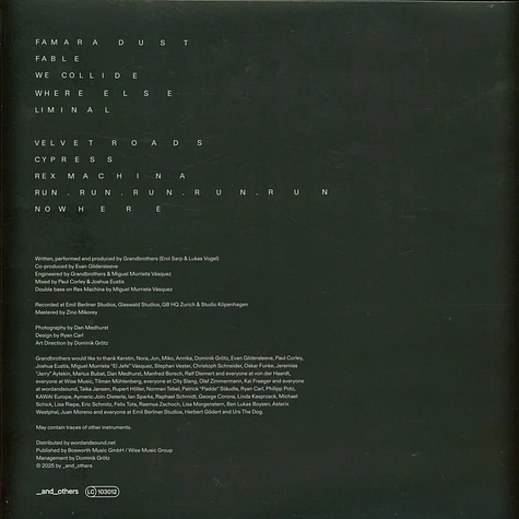 Grandbrothers - Elsewhere HHV Exclusive White Vinyl Edition