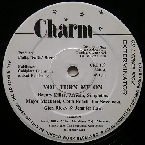 Bounty Killer, African, Simpleton, Major Mackerel, Colin Roach, Ian ...