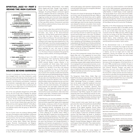 V.A. - Spiritual Jazz - Volume 18: Behind The Iron Curtain Part 2 w/ Damaged Cover