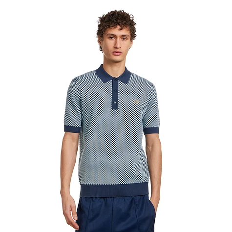 Fred Perry - Chequerboard Knitted Shirt