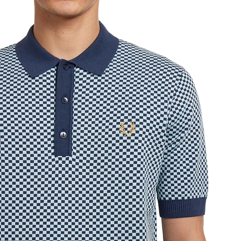 Fred Perry - Chequerboard Knitted Shirt