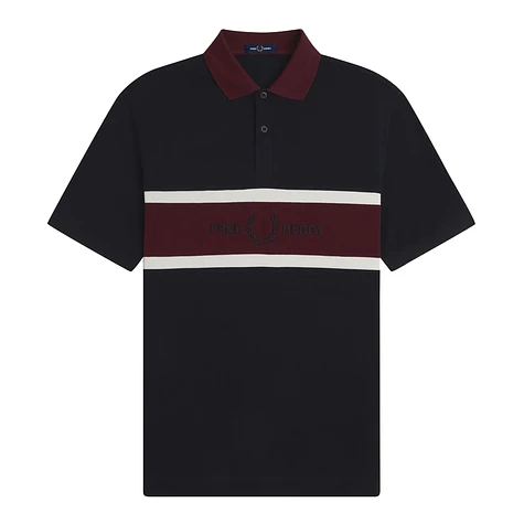 Fred Perry - Embroidered Panel Polo Shirt