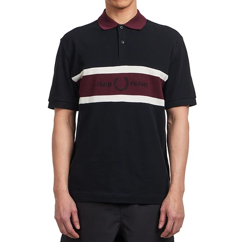 Fred Perry - Embroidered Panel Polo Shirt