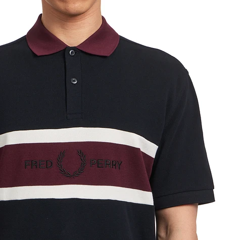 Fred Perry - Embroidered Panel Polo Shirt