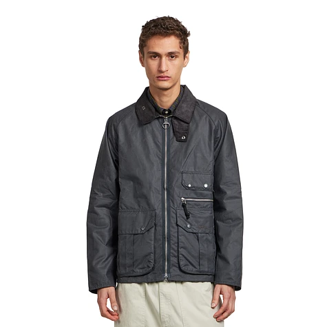 Barbour - Re-Engineered Blackett Spey Wax Jacket (Asphalt) | HHV Barbour - Re-Engineered Blackett Spey Wax Jacket (Asphalt) | HHV