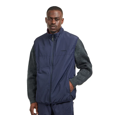 Gramicci - Thermal Fleece Reversible Vest (Berry Stripe) | HHV