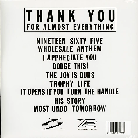 Headache (Vegyn) - Thank You For Almost Everything - Vinyl 2LP