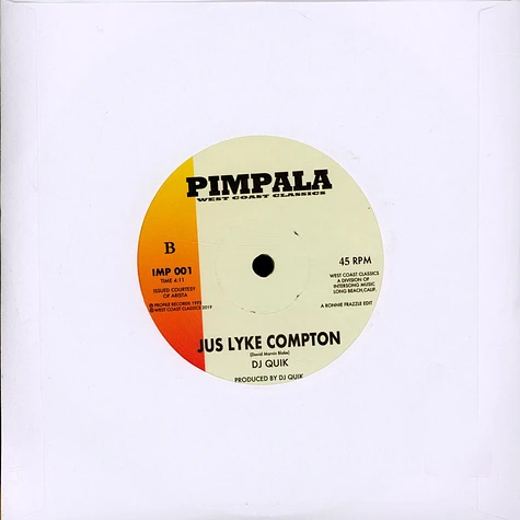 Snoop Doggy Dogg / DJ Quik - Gin & Juice / Jus Like Compton