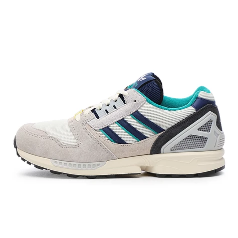 adidas - ZX 8000 (Zero Metallic / Dark Blue / Power Green) | HHV