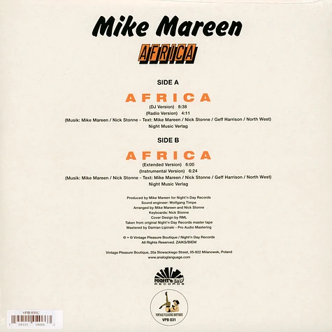 Mike Mareen - Africa