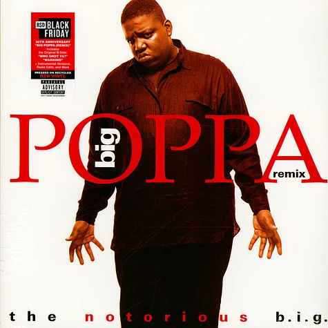 The Notorious B.I.G. - Big Poppa (Remix) Black Friday Record Store Day 2025 Recycled Red Vinyl Edition