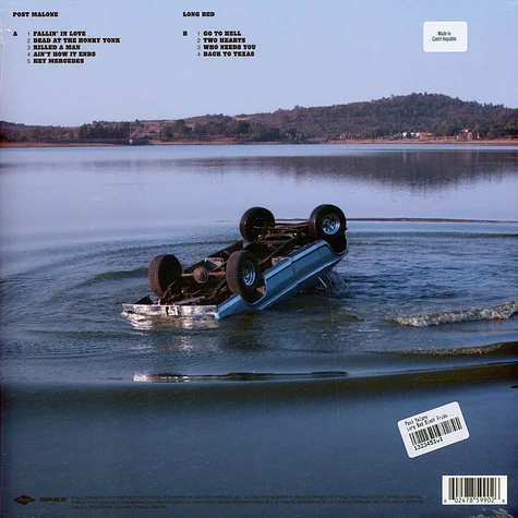 LP Post Malone Long Bed 00602478599026 	Republic 未開封 /00260 Post Malone – Long Bed – Vinyl (Orange [Neon Orange], LP, Record