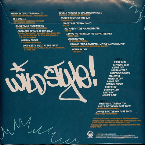 V.A. - Wild Style Orange & Blue Special 2LP Vinyl Edition w