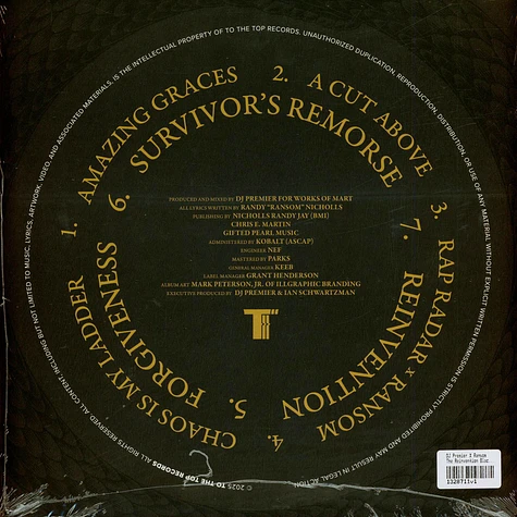 洋楽 DJ PREMIER & RANSOM THE REINVENTION LP DJ PREMIER x RANSOM 