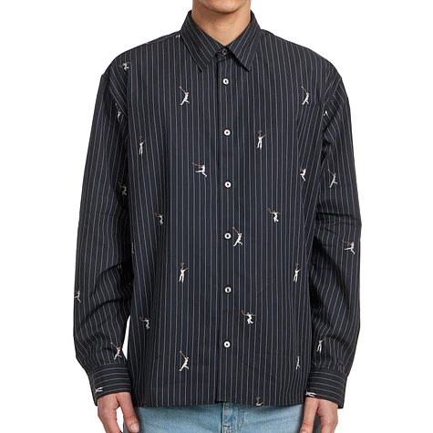Lacoste - Embroidered Jacquard Cotton Shirt