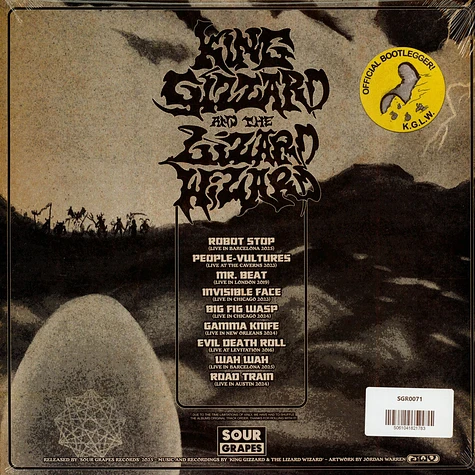 King Gizzard & The Lizard Wizard - Nonagon Infinity Live Red Vinyl ...