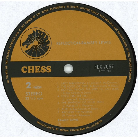 その他 LP Ramsey Lewis Live In Tokyo BT8052 CHESS /00260 Ramsey Lewis – 