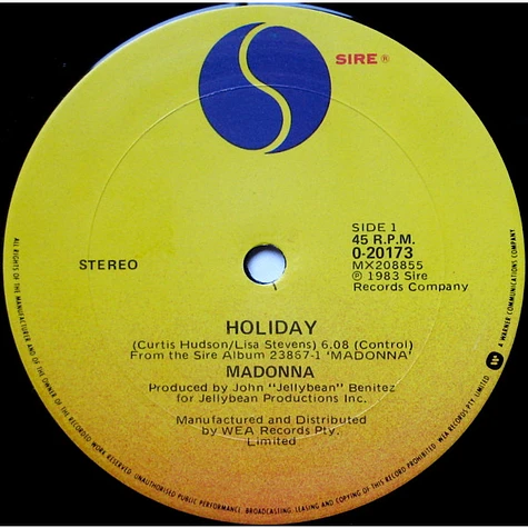 Madonna - Holiday