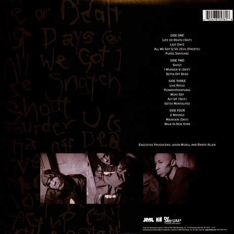 Onyx - All We Got Iz Us Red Black Splatter Vinyl Edition