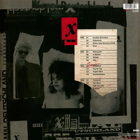 Xmal Deutschland - The Complete Peel Sessions Record Store Day 2026 Crystal Clear Vinyl Edition