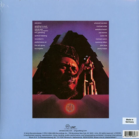 Pharoah Sanders - Elevation Verve Vault - Vinyl LP - 1974 - EU